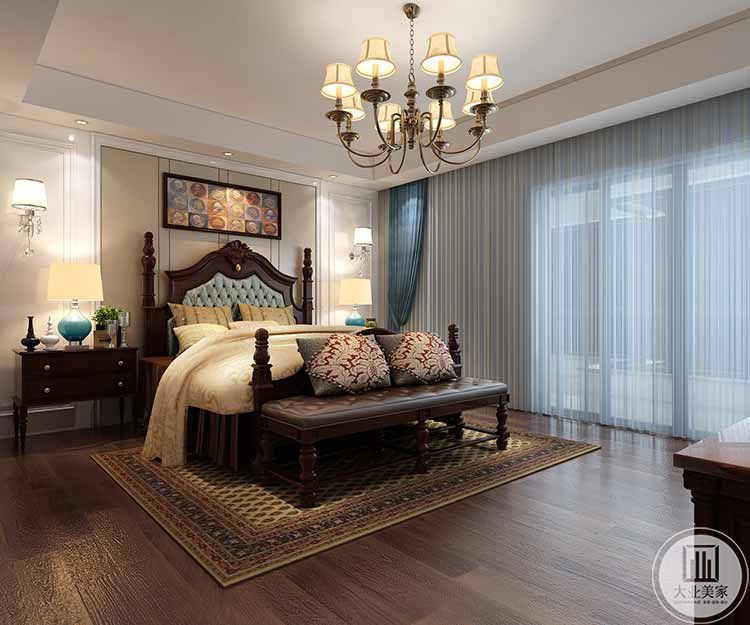 卧室主要是以功能性和实用舒适度为设计理念